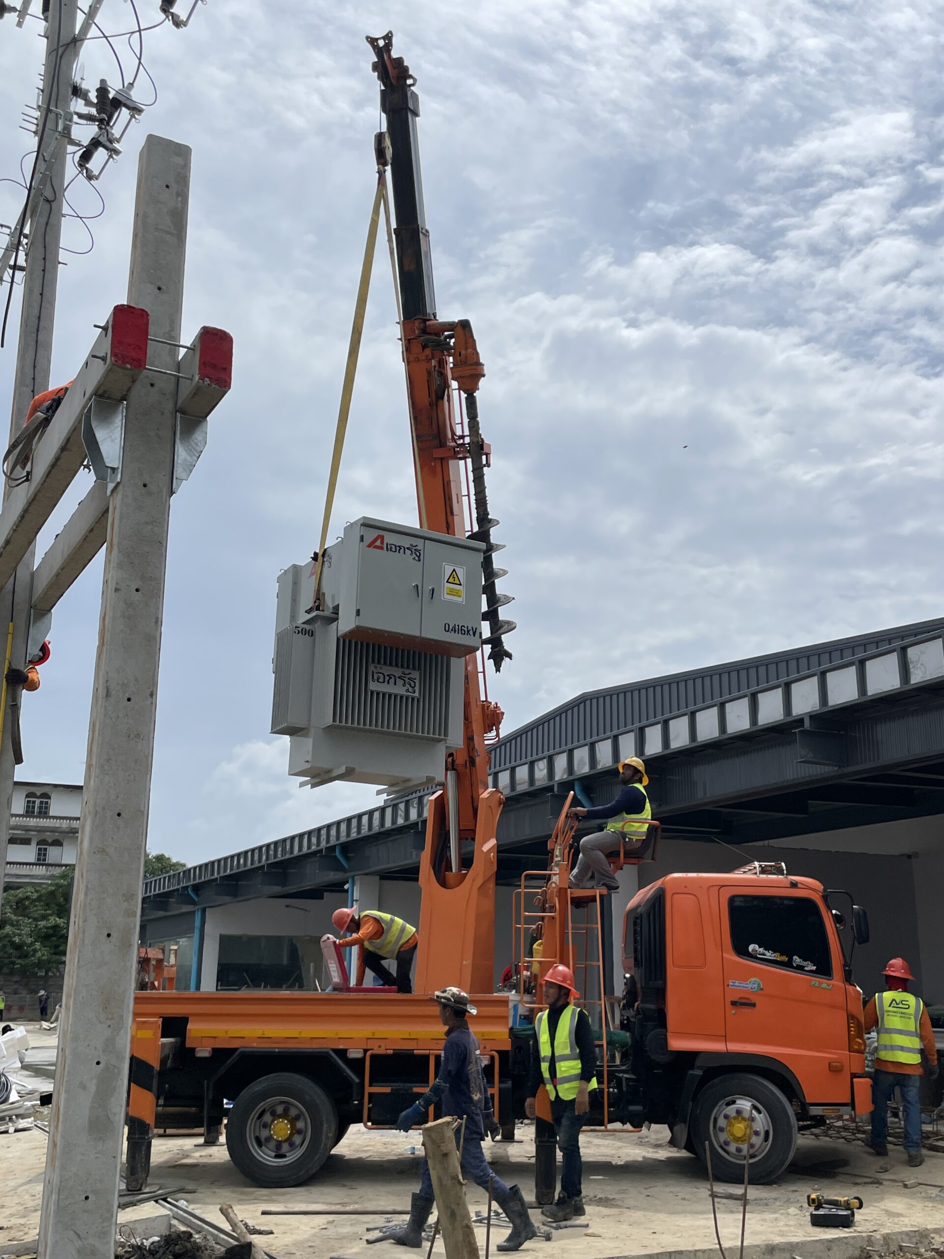 ติดตั้งหม้อแปลง